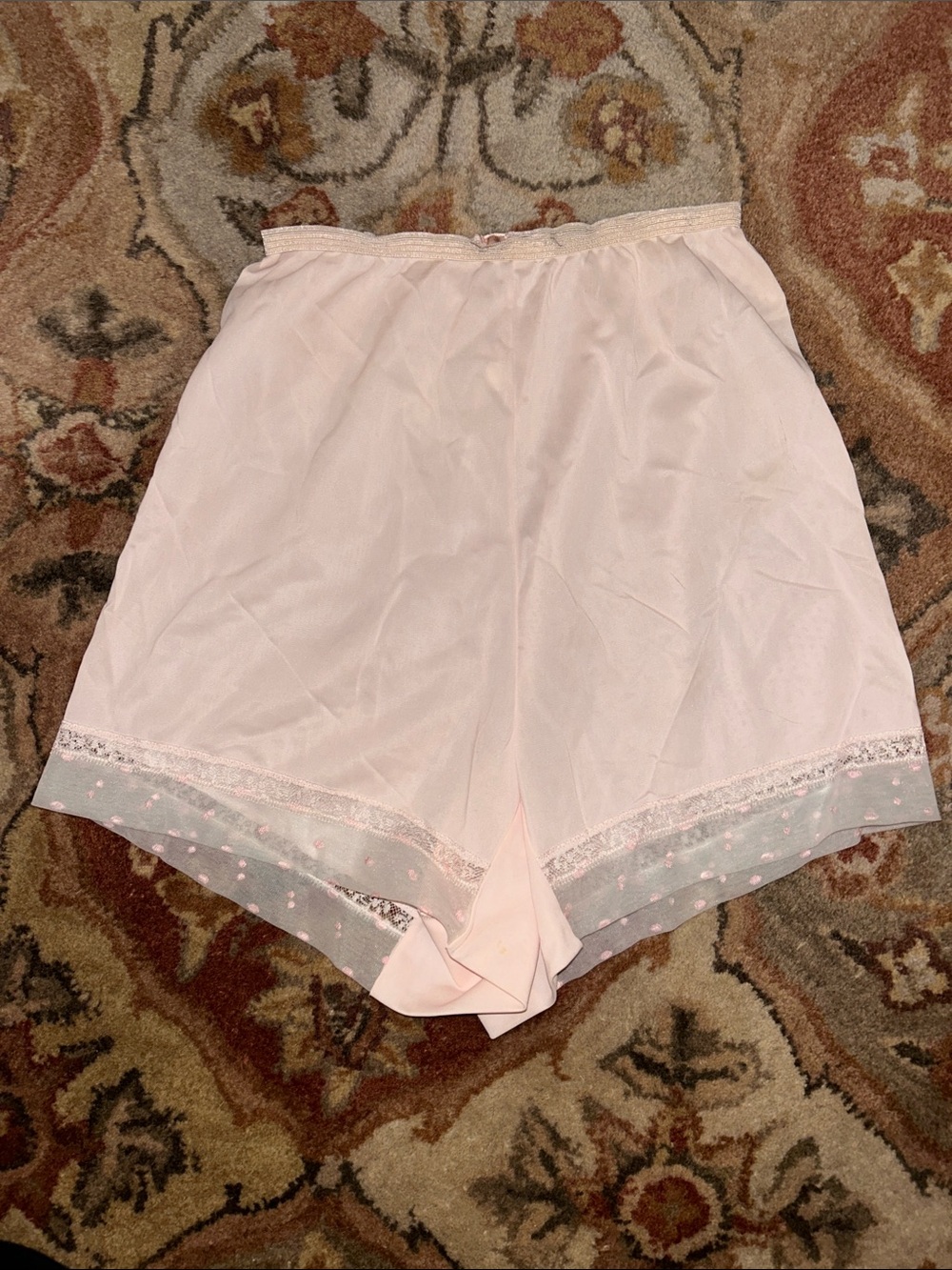 Vintage Soft Pink Women's Slip Shorts